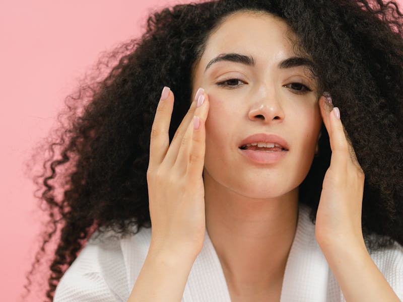 Natural sun-kissed spray tan result